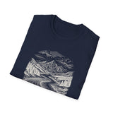 Surreal Runner Shirt, Track to River Illusion Art Tee, Runner Gift, Running Tee, Marathon Gift