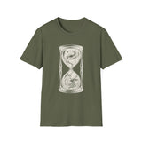 Surreal Celestial Shirt, Star Hourglass Illusion Art Tee, Moon Phase Tee, Mystical Witchy Gift