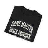 Game Master, Snack Provider Shirt, Funny Game Master Shirt, Tabletop Gamer Gift, RPG Tee, Game Night Gift