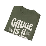 Gauge Is a Suggestion Shirt, Funny Knitter Shirt, Knitting Gift, Knitter Tee, Yarn Lover Gift