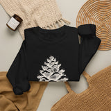 Surreal Christmas Sweatshirt, Pinecone House Illusion Art Crewneck, Christmas Gift, Winter Holiday Sweater