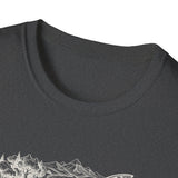 Surreal Forest Shirt, River Fish Illusion Art Tee, Wildlife Nature Tee, Outdoor Lover Gift