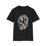 Surreal Cat Shirt, Endless Cat Staircase Illusion Art Tee, Cat Lover Gift, Vintage Engraving Cat Tee