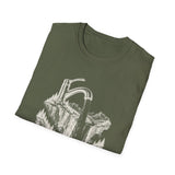 Surreal Mountain Shirt, Faucet Waterfall Illusion Art Tee, Hiking Tee, Outdoor Lover Gift