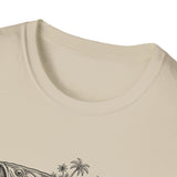Surreal Angler Shirt, Fish to Island Illusion Art Tee, Fishing Gift, Angler Tee, Fisherman Gift