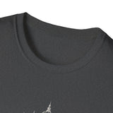 Surreal Architect Shirt, Blueprint Castle Illusion Art Tee, Architect Gift, Vintage Engraving Tee