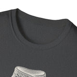 Surreal Knitter Shirt, Yarn to Ocean Waves Illusion Art Tee, Knitting Gift, Knitter Tee, Yarn Lover Gift