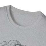 Surreal Bookish Shirt, Storm in a Teacup Illusion Art Tee, Book Lover Gift, Reader Tee, Dark Academia Shirt