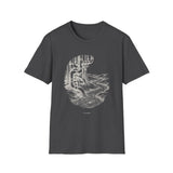 Surreal Plumber Shirt, Pipes to River Illusion Art Tee, Plumber Gift, Plumbing Tee, Tradesman Gift