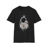 Surreal Garden Shirt, Pocket Watch Garden Illusion Art Tee, Gardener Gift, Botanical Plant Tee
