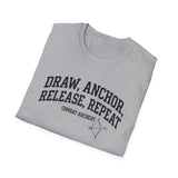 Draw, Anchor, Release, Repeat Shirt, Funny Combat Archery Shirt, Archery Gift, Archer Tee, Combat Archery Gift