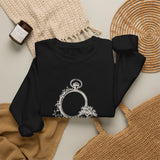 Surreal Garden Sweatshirt, Pocket Watch Garden Illusion Art Crewneck, Gardener Gift, Botanical Plant Tee