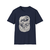 Surreal Forest Shirt, Howl to the Moon Illusion Art Tee, Wildlife Nature Tee, Outdoor Lover Gift