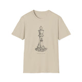 Surreal Chess Club Shirt, King to Lighthouse Illusion Art Tee, Chess Player Gift, Chess Tee, Chess Lover Gift