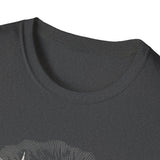 Surreal Coffee Shirt, Coffee Steam Town Illusion Art Tee, Coffee Lover Gift, Vintage Engraving Tee