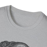 Surreal Forest Shirt, Howl to the Moon Illusion Art Tee, Wildlife Nature Tee, Outdoor Lover Gift