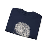 Surreal Cat Sweatshirt, Shadow Tiger Illusion Art Crewneck, Cat Lover Gift, Vintage Engraving Cat Tee