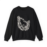 Surreal Fantasy Sweatshirt, Hands Bridge Illusion Art Crewneck, Whimsical Dreamer Tee, Fantasy Lover Gift