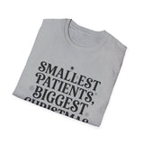 Smallest Patients, Biggest Christmas Miracles Shirt, Funny NICU Nurse Shirt, Neonatal Nurse Gift, NICU Christmas Tee, Nurse Gift