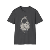 Surreal Garden Shirt, Pocket Watch Garden Illusion Art Tee, Gardener Gift, Botanical Plant Tee