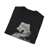 Surreal Knitter Shirt, Yarn to Ocean Waves Illusion Art Tee, Knitting Gift, Knitter Tee, Yarn Lover Gift
