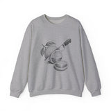 Surreal Chef Sweatshirt, Lemon Sunrise Illusion Art Crewneck, Chef Gift, Vintage Engraving Tee