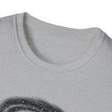 Surreal Cat Shirt, Yarn Galaxy Illusion Art Tee, Cat Lover Gift, Vintage Engraving Cat Tee