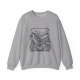 Surreal Travel Sweatshirt, Suitcase Valley Illusion Art Crewneck, Adventure Gift, Wanderlust Tee