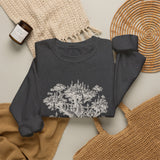 Surreal Fantasy Sweatshirt, Tree City Illusion Art Crewneck, Whimsical Dreamer Tee, Fantasy Lover Gift