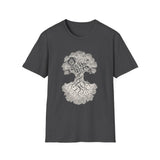 Surreal Forest Shirt, Mirror Tree Illusion Art Tee, Wildlife Nature Tee, Outdoor Lover Gift
