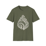 Surreal Ocean Shirt, Seashell City Illusion Art Tee, Sailing Tee, Ocean Lover Gift