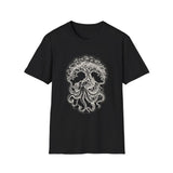 Surreal Ocean Shirt, Octopus Oak Illusion Art Tee, Whale Sea Life Tee, Beach Lover Gift