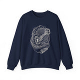 Surreal Celestial Sweatshirt, Key to the Sky Illusion Art Crewneck, Moon Phase Tee, Mystical Witchy Gift