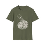 Surreal Garden Shirt, Seed Packet Forest Illusion Art Tee, Gardener Gift, Botanical Plant Tee