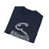 Surreal 911 Dispatcher Shirt, Phone Cord to River Illusion Art Tee, Dispatcher Gift, 911 Dispatcher Tee, Telecommunicator Gift