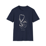 Surreal ER Nurse Shirt, Stethoscope to Road Illusion Art Tee, ER Nurse Gift, Emergency Nurse Tee, Nurse Week Gift