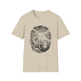 Surreal Celestial Shirt, Moon Stepping Stones Illusion Art Tee, Moon Phase Tee, Mystical Witchy Gift
