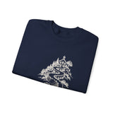 Surreal Teacher Sweatshirt, Pencil Road Schoolhouse Illusion Art Crewneck, Teacher Gift, Vintage Engraving Tee