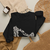 Surreal Fantasy Sweatshirt, Hands Bridge Illusion Art Crewneck, Whimsical Dreamer Tee, Fantasy Lover Gift