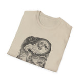 Surreal Forest Shirt, Howl to the Moon Illusion Art Tee, Wildlife Nature Tee, Outdoor Lover Gift