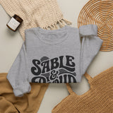 SABLE & Proud Sweatshirt, Funny Crochet Sweatshirt, Crocheter Gift, Yarn Lover Crewneck, Christmas Gift for Crocheter