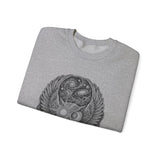 Surreal Celestial Sweatshirt, Eclipse Owl Illusion Art Crewneck, Moon Phase Tee, Mystical Witchy Gift