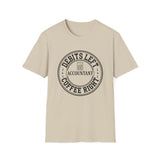 Debits Left, Coffee Right Shirt, Funny Accountant Shirt, Accountant Gift, CPA Tee, Tax Season Gift