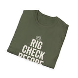 Rig Check Before Coffee Shirt, Funny EMT Shirt, EMT Gift, Paramedic Tee, First Responder Gift