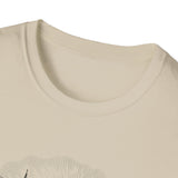 Surreal Coffee Shirt, Coffee Steam Town Illusion Art Tee, Coffee Lover Gift, Vintage Engraving Tee