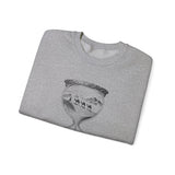 Surreal Travel Sweatshirt, Hourglass Desert Ocean Illusion Art Crewneck, Adventure Gift, Wanderlust Tee