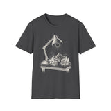 Surreal Fantasy Shirt, Desk Lamp Sun Illusion Art Tee, Whimsical Dreamer Tee, Fantasy Lover Gift
