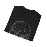Surreal Celestial Shirt, Star Hands Illusion Art Tee, Moon Phase Tee, Mystical Witchy Gift