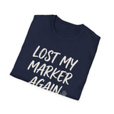 Lost My Marker Again Shirt, Funny X-Ray Tech Shirt, Radiology Tech Gift, Rad Tech Week Tee, Radiologic Technologist