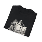 Surreal Christmas Shirt, Gift Box Forest Door Illusion Art Tee, Christmas Gift, Winter Holiday Tee